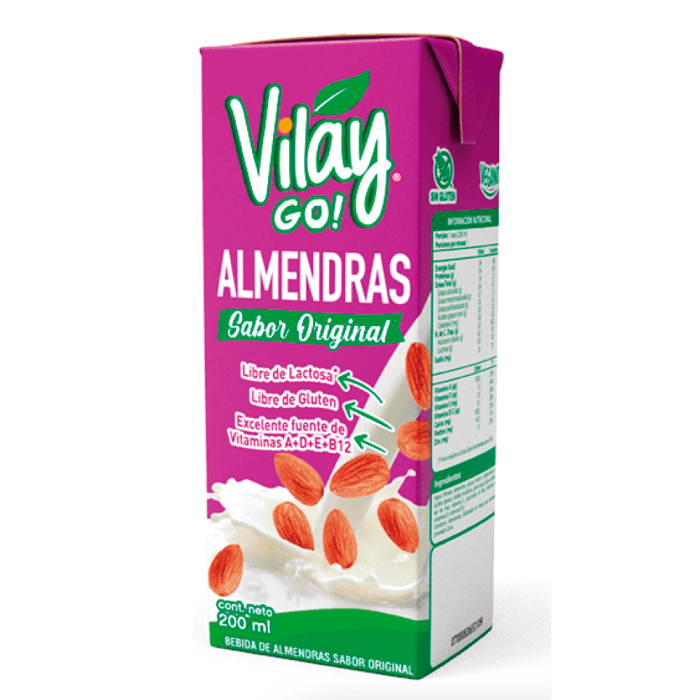 Bebida Vegetal Almendra Original Vilay 200cc.