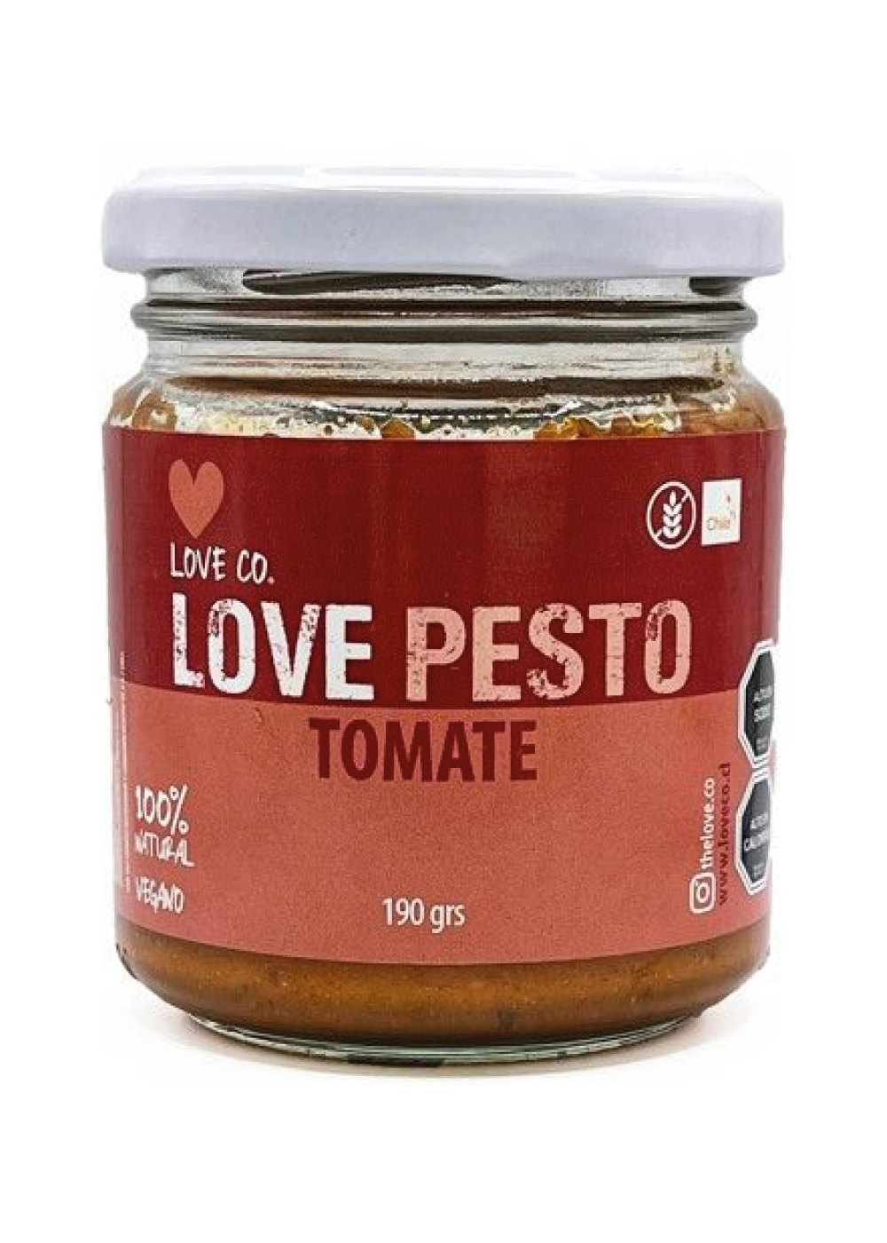 Love Pesto Sabor Tomate Love Co. 190g