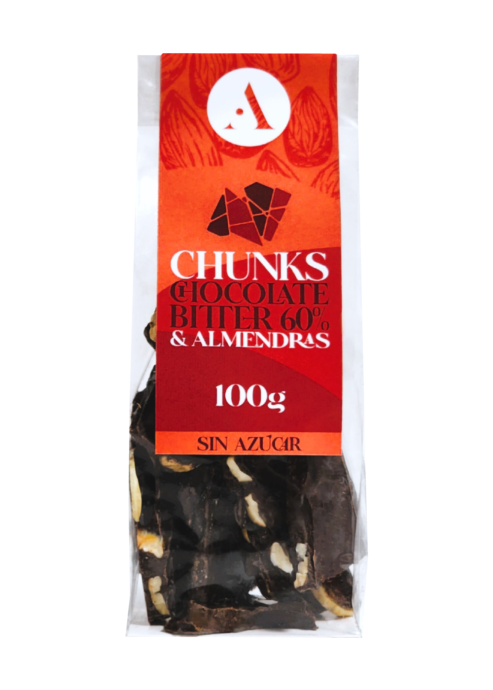 Chunks de Chocolate Bitter 60% y Almendras