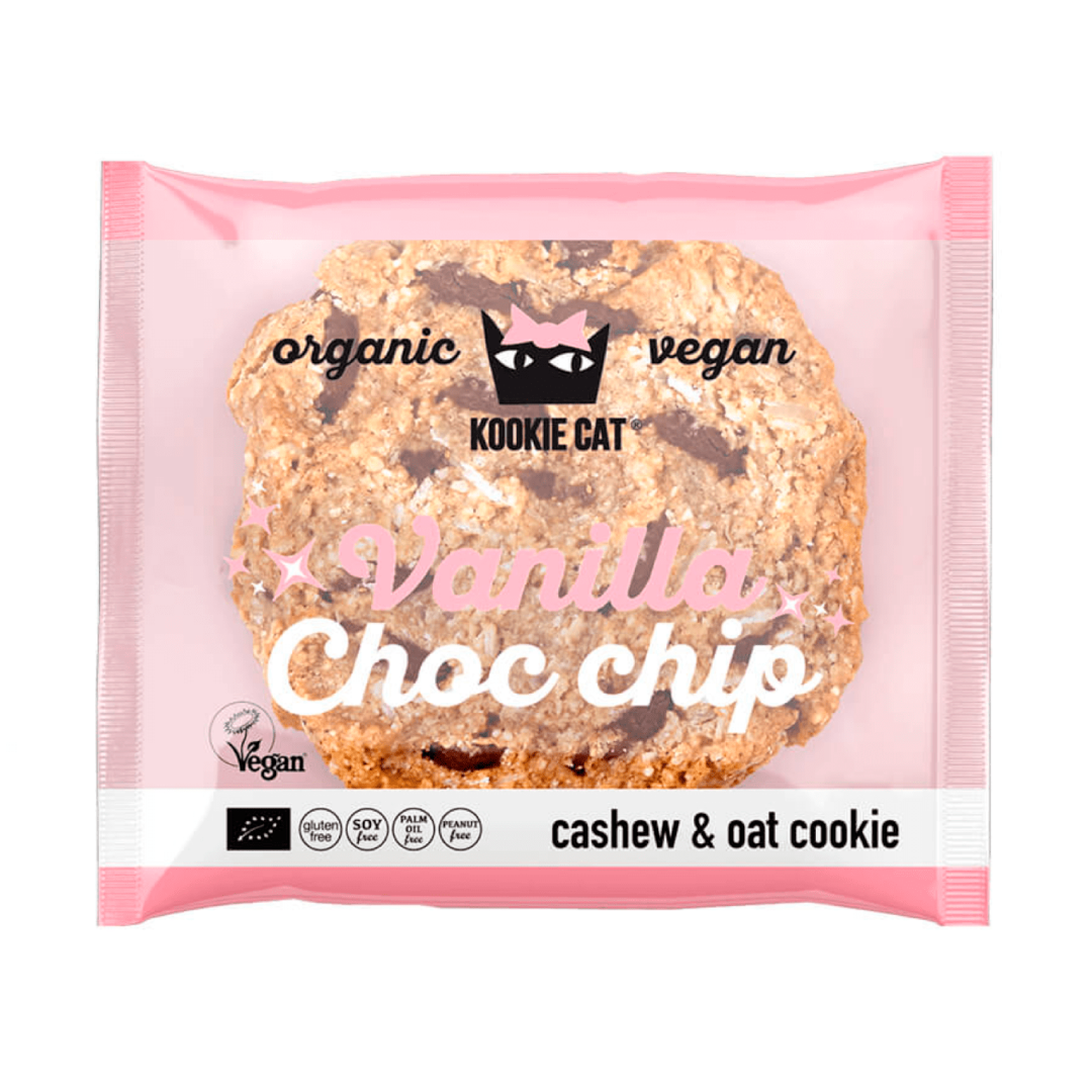 Galleton De Vainilla Y Chips De Chocolate Orgánico Kookie Cat 50gr