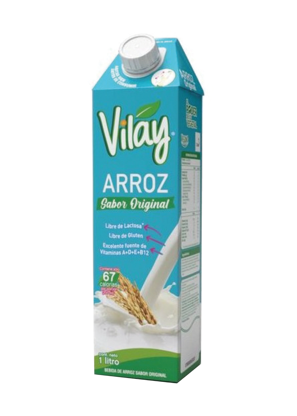 Bebida Vegetal Arroz Original Vilay 1Lt