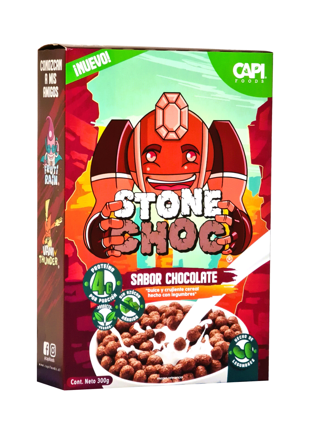 Cereal de Legumbres Stone Choc Capi Foods 300g